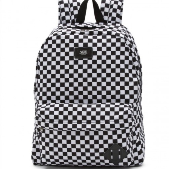 Vans Old Skool III Checkerboard Backpack Black/W - Picture 3 of 8